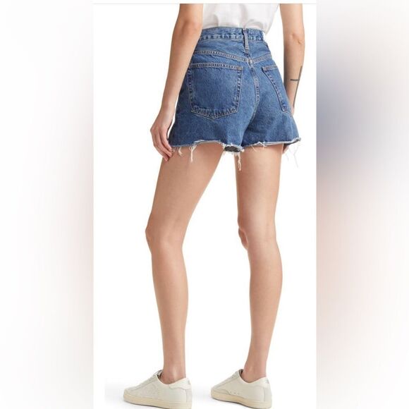 RE/DONE 90s High Waist Low Slung Cutoff Denim Shorts NWT - Picture 2 of 8